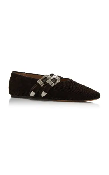 Le Monde Béryl Claudia Corduroy Ballet Flats | Thumbnail 4 Le Monde Béryl Claudia Corduroy Ballet Flats | Thumbnail 4