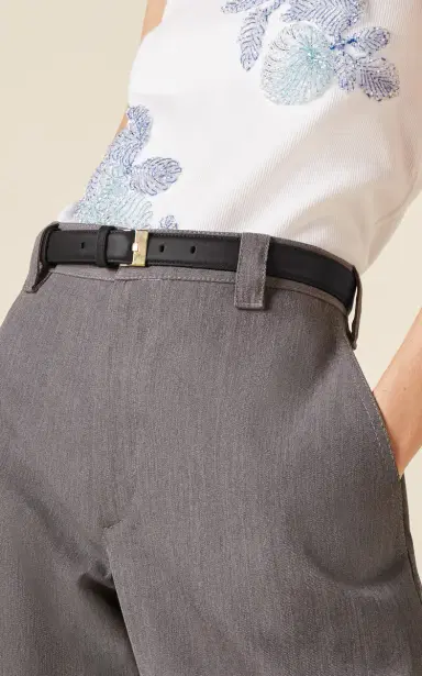 Bottega Veneta Simple Leather Belt | Thumbnail 3 Bottega Veneta Simple Leather Belt | Thumbnail 3