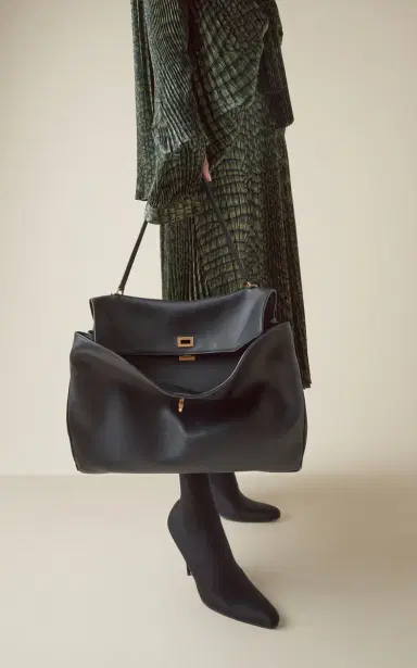 Balenciaga Rodeo Large Leather Top Handle Bag | Thumbnail 3
