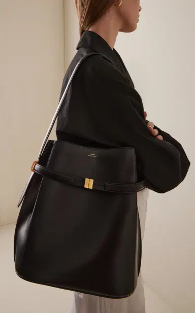 TOTEME Belted Leather Bucket Bag | Thumbnail 3 TOTEME Belted Leather Bucket Bag | Thumbnail 3