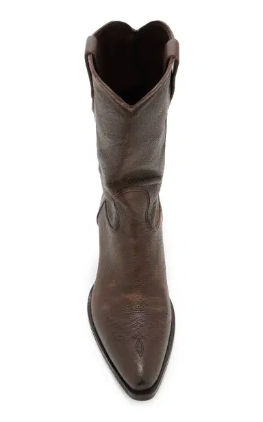 Miu Miu Leather Western Boots | Thumbnail 3 Miu Miu Leather Western Boots | Thumbnail 3