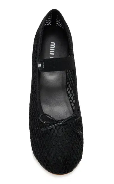 Miu Miu Net Ballet Flats | Thumbnail 3