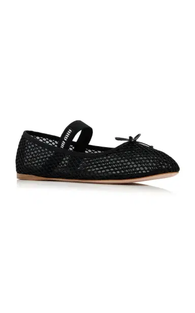 Miu Miu Net Ballet Flats | Thumbnail 4