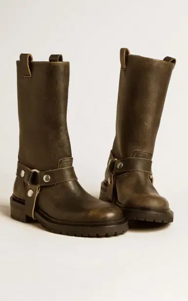 Golden Goose Kurt Distressed Leather Boots | Thumbnail 3 Golden Goose Kurt Distressed Leather Boots | Thumbnail 3