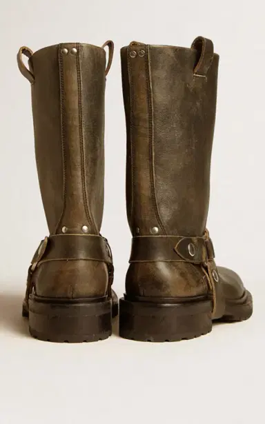 Golden Goose Kurt Distressed Leather Boots | Thumbnail 4 Golden Goose Kurt Distressed Leather Boots | Thumbnail 4