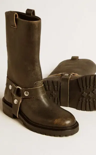 Golden Goose Kurt Distressed Leather Boots | Thumbnail 5 Golden Goose Kurt Distressed Leather Boots | Thumbnail 5
