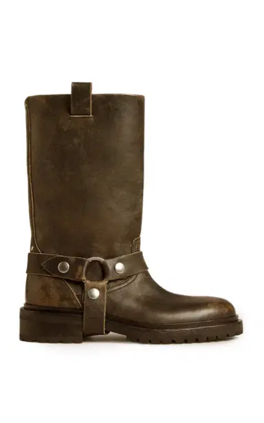 Golden Goose Kurt Distressed Leather Boots | Thumbnail 1 Golden Goose Kurt Distressed Leather Boots | Thumbnail 1