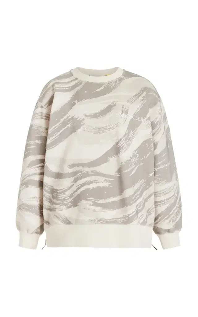 4 Moncler Hyke Camouflage Cotton Sweatshirt