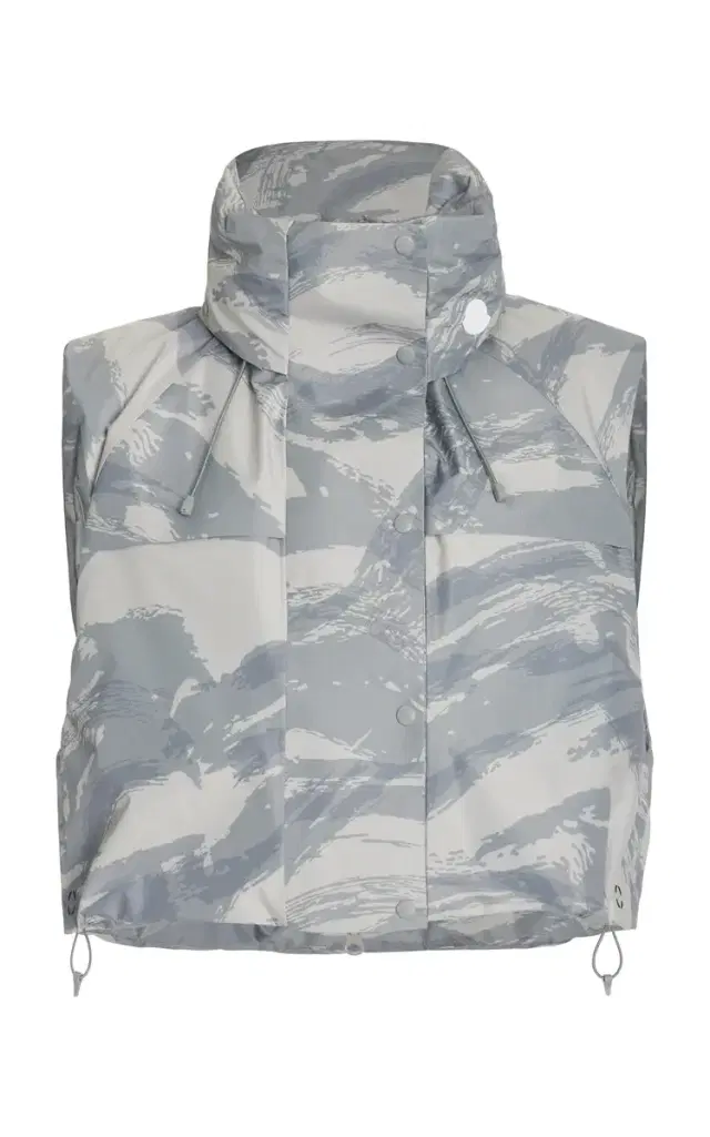 Moncler Genius 4 Moncler Hyke Vanilis Cropped Camouflage Gore-Tex Vest
