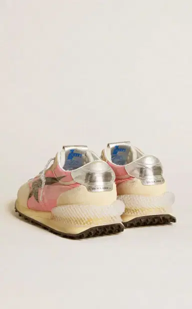 Golden Goose Running Marathon Leather-Trimmed Nylon Sneakers | Thumbnail 3