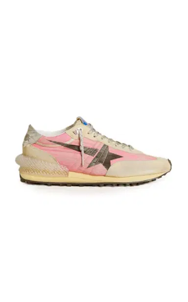 Golden Goose Running Marathon Leather-Trimmed Nylon Sneakers | Thumbnail 5