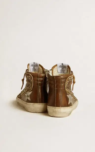 Golden Goose Slide Embellished Leather Sneakers | Thumbnail 4 Golden Goose Slide Embellished Leather Sneakers | Thumbnail 4