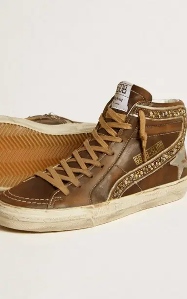 Golden Goose Slide Embellished Leather Sneakers | Thumbnail 5 Golden Goose Slide Embellished Leather Sneakers | Thumbnail 5