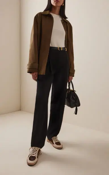 Golden Goose Ballstar Flocked-Detailed Suede Sneakers | Thumbnail 2