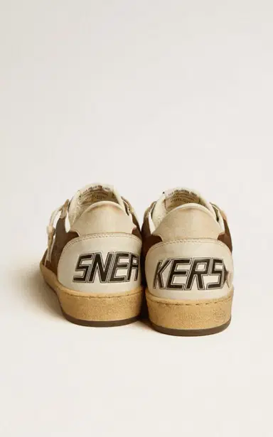 Golden Goose Ballstar Flocked-Detailed Suede Sneakers | Thumbnail 4