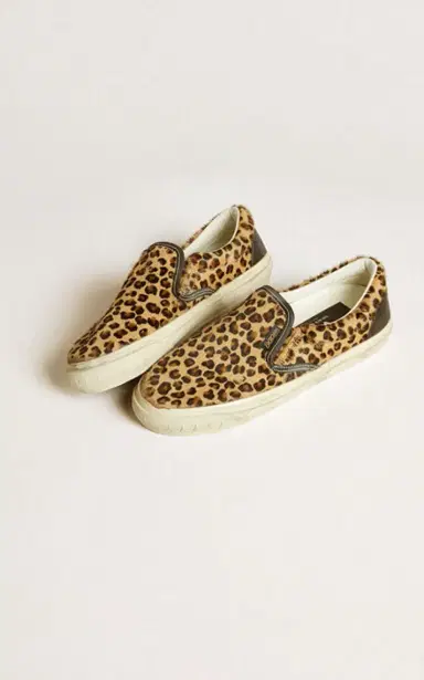 Golden Goose Calfhair and Leather Slip-On Sneakers | Thumbnail 3