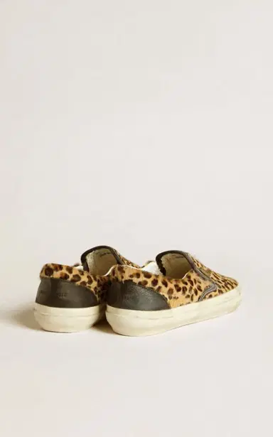Golden Goose Calfhair and Leather Slip-On Sneakers | Thumbnail 4