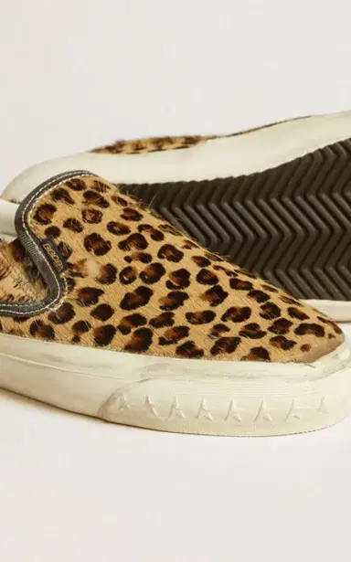 Golden Goose Calfhair and Leather Slip-On Sneakers | Thumbnail 5