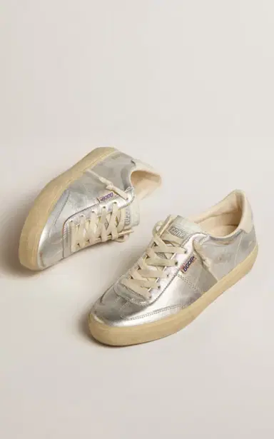 Golden Goose Soul-Star Laminated Leather Sneakers | Thumbnail 2