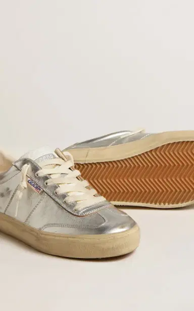 Golden Goose Soul-Star Laminated Leather Sneakers | Thumbnail 4