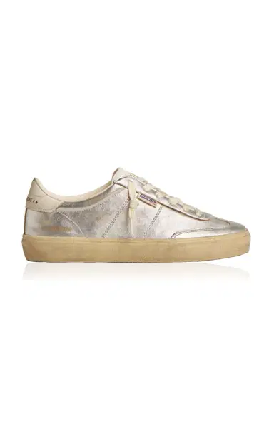 Golden Goose Soul-Star Laminated Leather Sneakers | Thumbnail 1