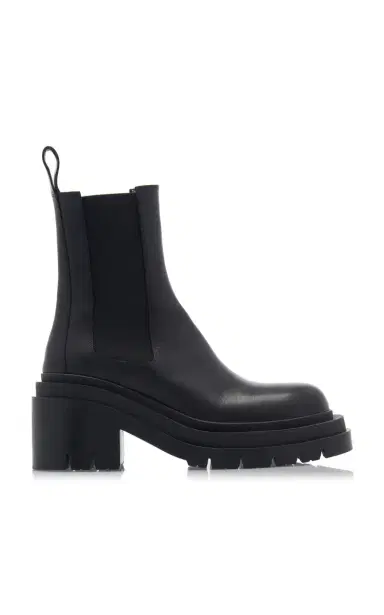 Bottega Veneta The Lug Leather Ankle Boots | Thumbnail 1 Bottega Veneta The Lug Leather Ankle Boots | Thumbnail 1