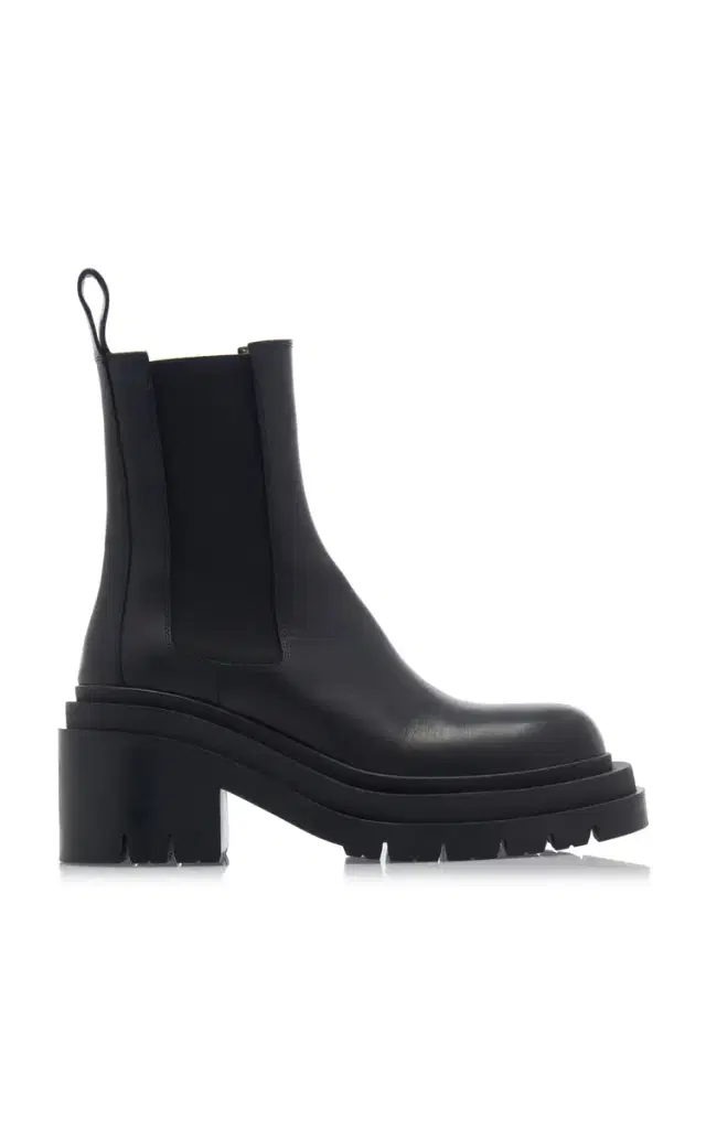 The Lug Leather Ankle Boots