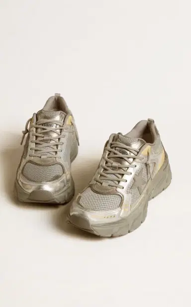 Golden Goose Lightstar Laminated Leather Sneakers | Thumbnail 3 Golden Goose Lightstar Laminated Leather Sneakers | Thumbnail 3