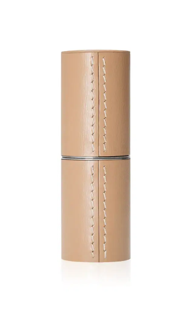 LA BOUCHE ROUGE Refillable Leather Case  - Chocolate
