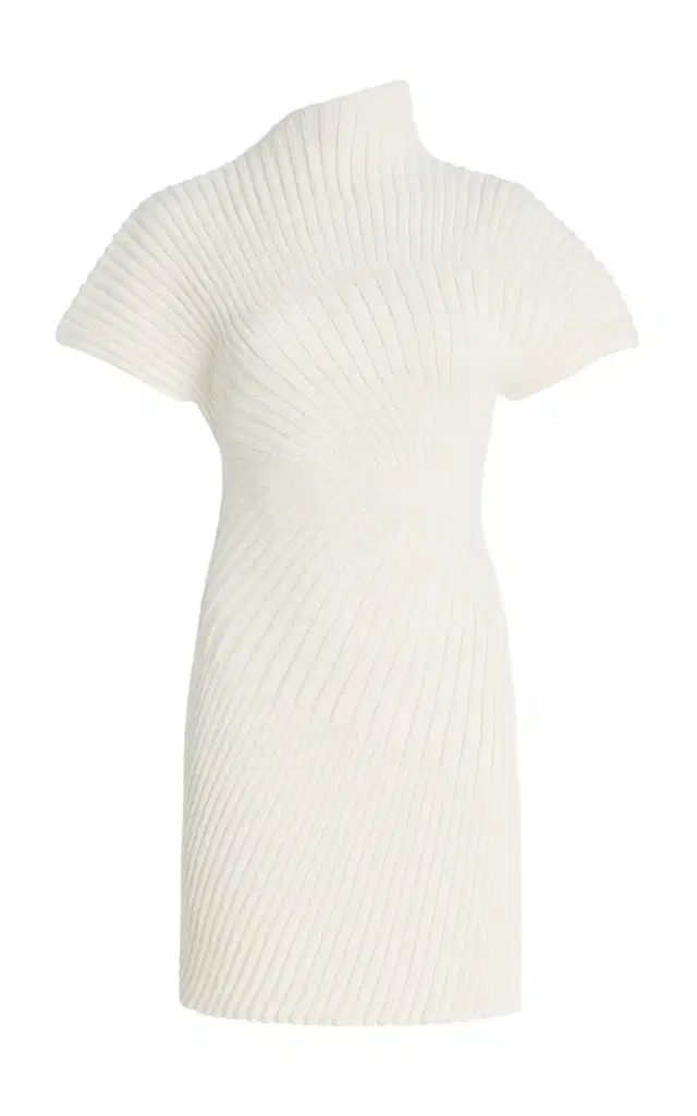 Cult Gaia Luka Knit Cotton Mini Dress