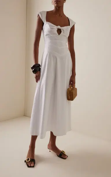 Cult Gaia Magnolia Cotton-Blend Maxi Dress | Thumbnail 2 Cult Gaia Magnolia Cotton-Blend Maxi Dress | Thumbnail 2