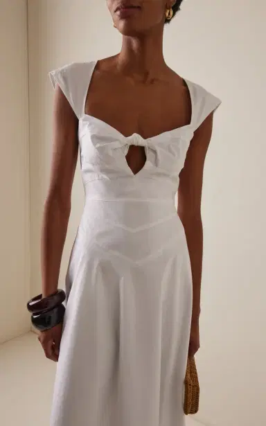 Cult Gaia Magnolia Cotton-Blend Maxi Dress | Thumbnail 3 Cult Gaia Magnolia Cotton-Blend Maxi Dress | Thumbnail 3