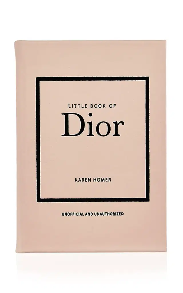 Little Book of Dior Leather Hardcover Book - Pink