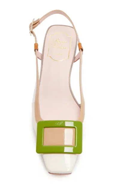 Roger Vivier Belle Vivier Patent Leather Slingback Pumps | Thumbnail 3