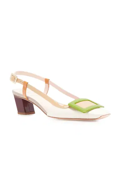 Roger Vivier Belle Vivier Patent Leather Slingback Pumps | Thumbnail 4