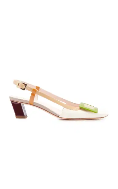 Roger Vivier Belle Vivier Patent Leather Slingback Pumps | Thumbnail 1