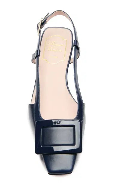Roger Vivier Belle Vivier Leather Slingback Flats | Thumbnail 2 Roger Vivier Belle Vivier Leather Slingback Flats | Thumbnail 2