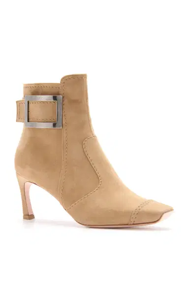 Roger Vivier Trompette Suede Ankle Boots | Thumbnail 4 Roger Vivier Trompette Suede Ankle Boots | Thumbnail 4