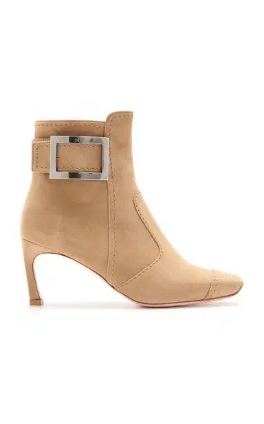Roger Vivier Trompette Suede Ankle Boots | Thumbnail 1 Roger Vivier Trompette Suede Ankle Boots | Thumbnail 1