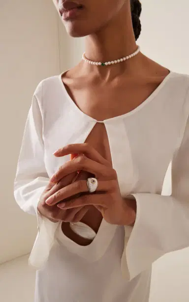 Yvonne Léon White Gold Berlingot Gm Ring | Thumbnail 4