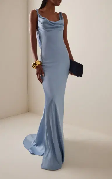 Arcina Ori Darcy Open-Back Satin Maxi Dress | Thumbnail 2 Arcina Ori Darcy Open-Back Satin Maxi Dress | Thumbnail 2