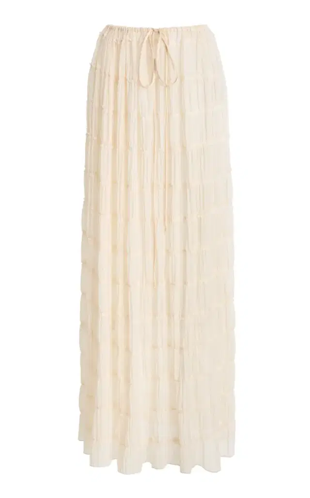 Juliette Ruched Maxi Skirt