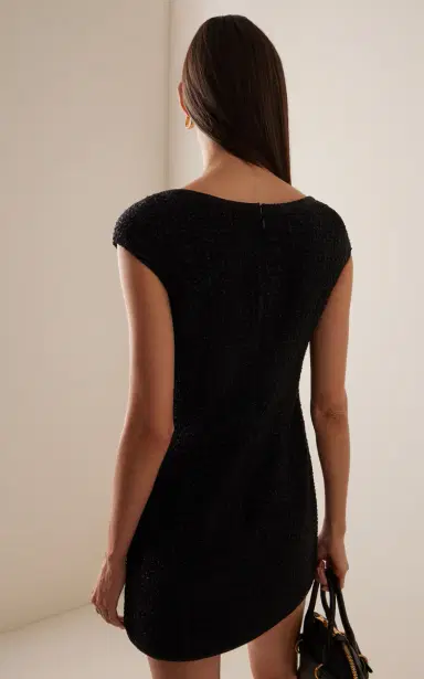 Miu Miu Lamé-Bouclé Tweed Mini Dress | Thumbnail 4 Miu Miu Lamé-Bouclé Tweed Mini Dress | Thumbnail 4