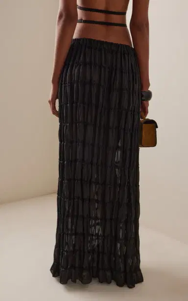 Arcina Ori Juliette Ruched Maxi Skirt | Thumbnail 4 Arcina Ori Juliette Ruched Maxi Skirt | Thumbnail 4