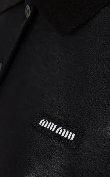 Miu Miu Cotton Mini Dress | Thumbnail 5 Miu Miu Cotton Mini Dress | Thumbnail 5