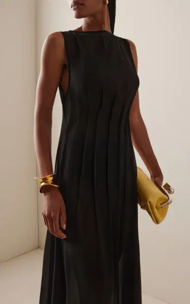 Arcina Ori Audrey Crepe-Georgette Maxi Dress | Thumbnail 3