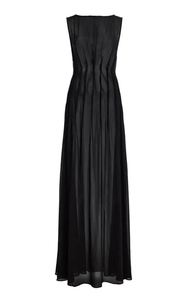 Arcina Ori Audrey Crepe-Georgette Maxi Dress