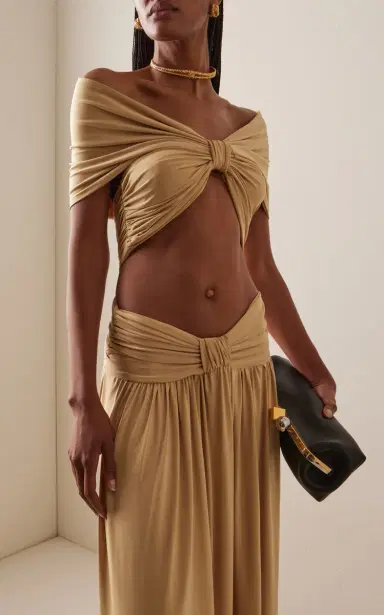 Arcina Ori Alessia Cropped Off-The-Shoulder Jersey Top | Thumbnail 7 Arcina Ori Alessia Cropped Off-The-Shoulder Jersey Top | Thumbnail 7