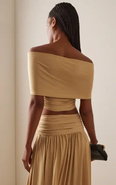 Arcina Ori Alessia Cropped Off-The-Shoulder Jersey Top | Thumbnail 9 Arcina Ori Alessia Cropped Off-The-Shoulder Jersey Top | Thumbnail 9