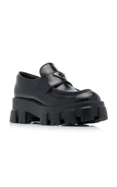 Prada Monolith Leather Loafers | Thumbnail 5 Prada Monolith Leather Loafers | Thumbnail 5